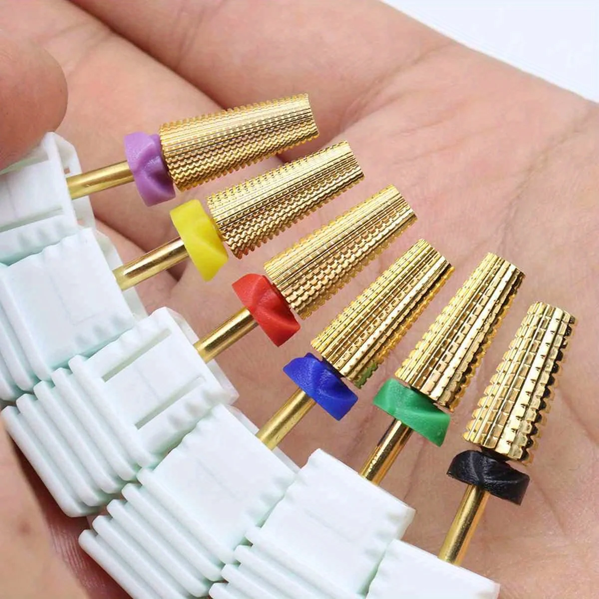 المهنية 5 في 1 الذهبي التنغستن الصلب مسمار طحن لقمة ثقب متعددة الوظائف كربيد مع صلابة عالية أداة مانيكير