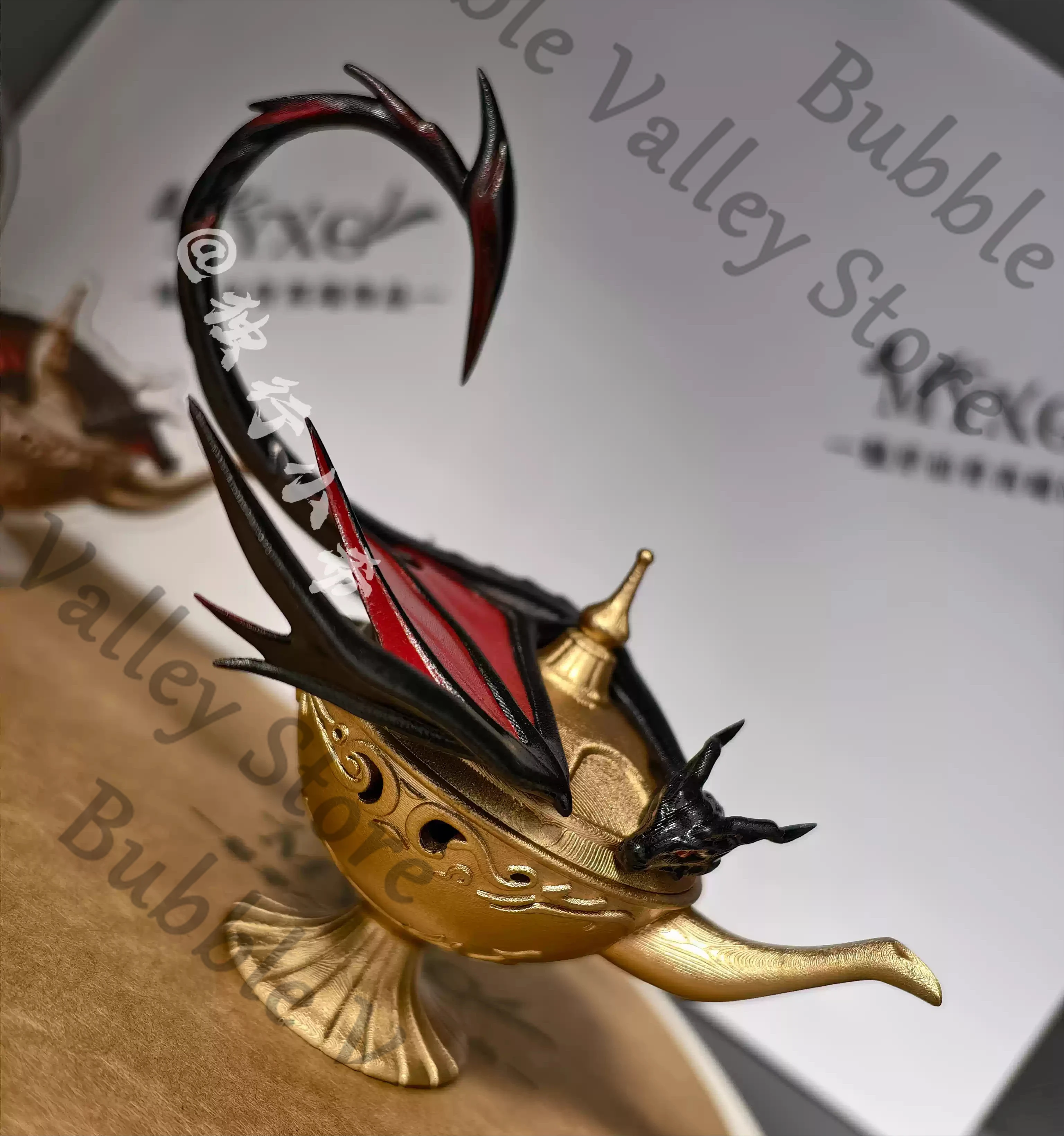 

Anime Sylus Love and Deepspace Cosplay Dragon photosensitive resin Resting Lamp Prop Cartoon Garage Kits Figurine Model Props