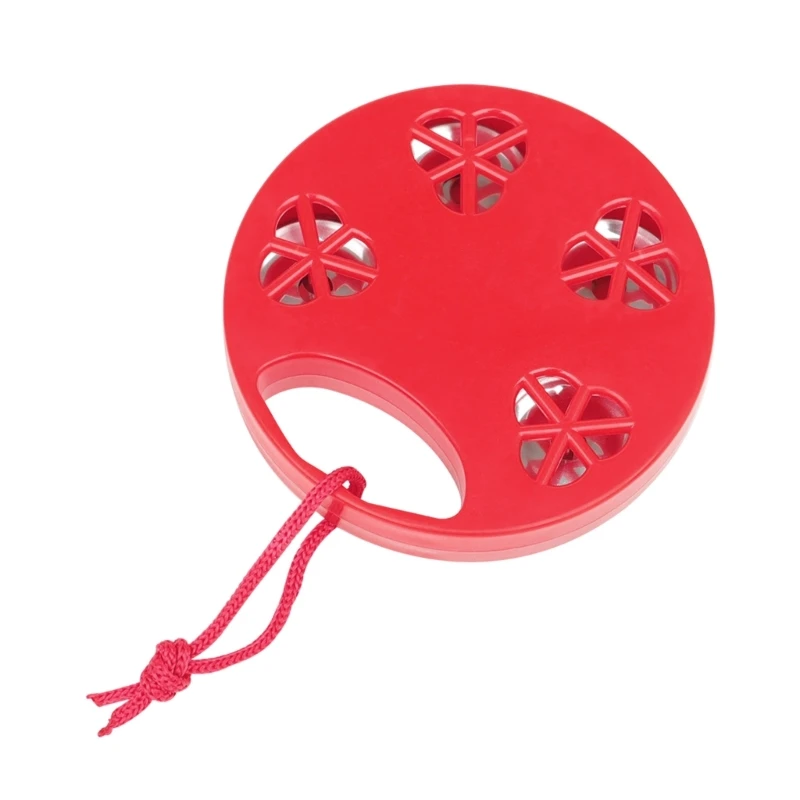 

Handheld Tambourine Drum, Tambourine for Adults Plastic+Stainless Orff Bells Tambourines Musical Percussion Instrument