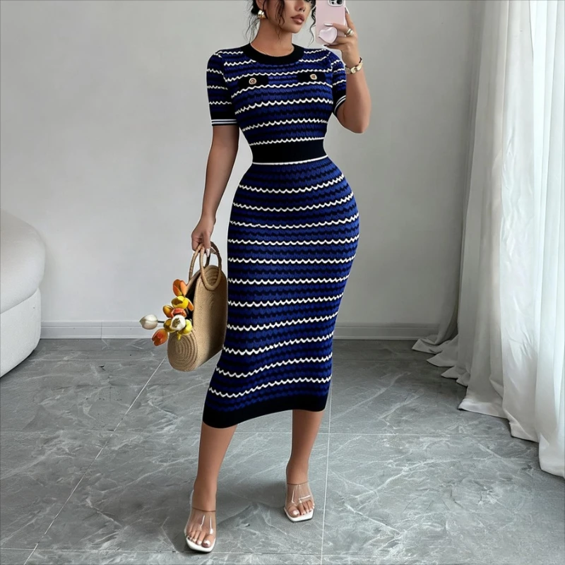 #19 Latest Ribbed Knit Dress Offers