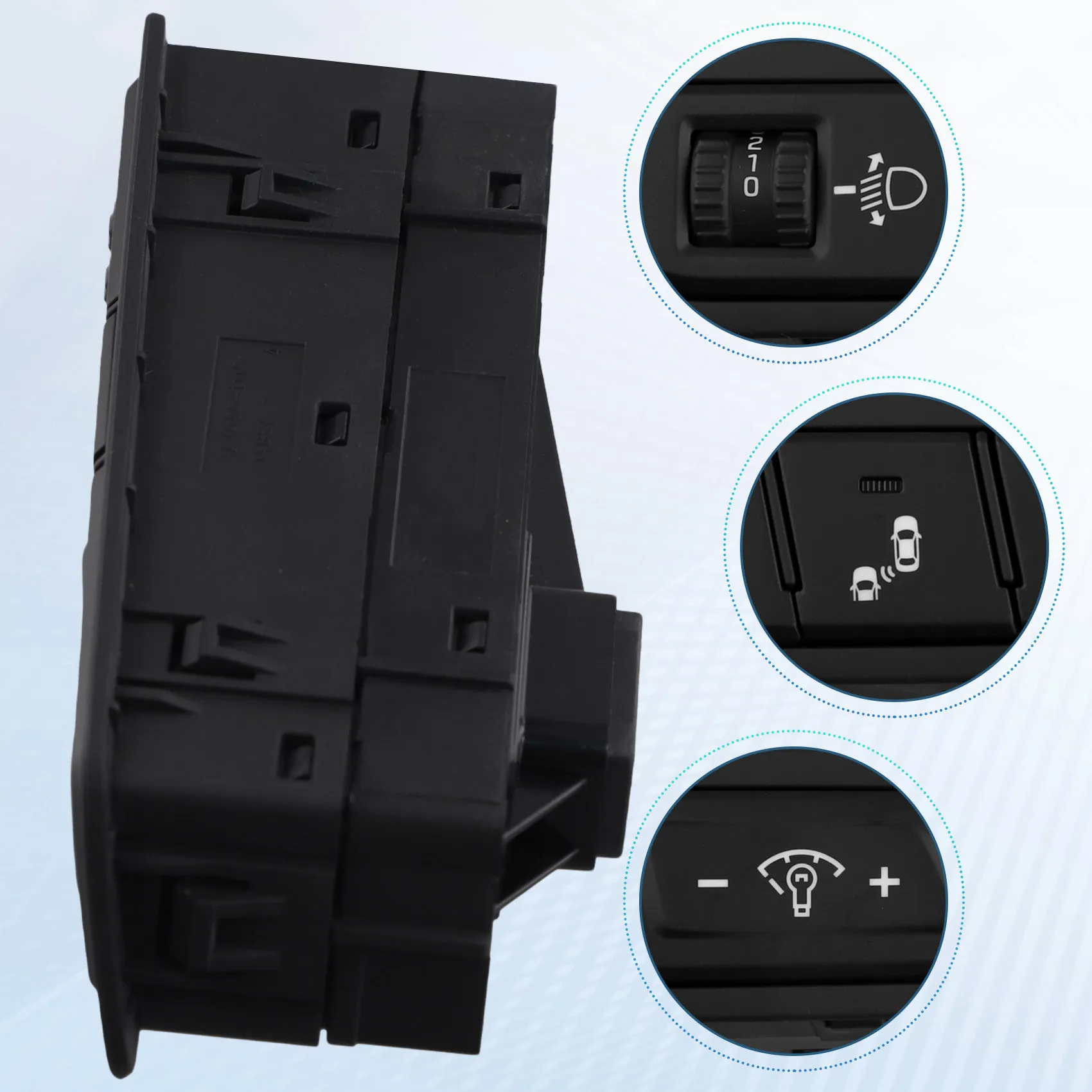 

Durable-Car Parallel Auxiliary Switch Blind Area Monitoring Switch Button Headlight Height Adjustment Switch For Hyundai Sonata
