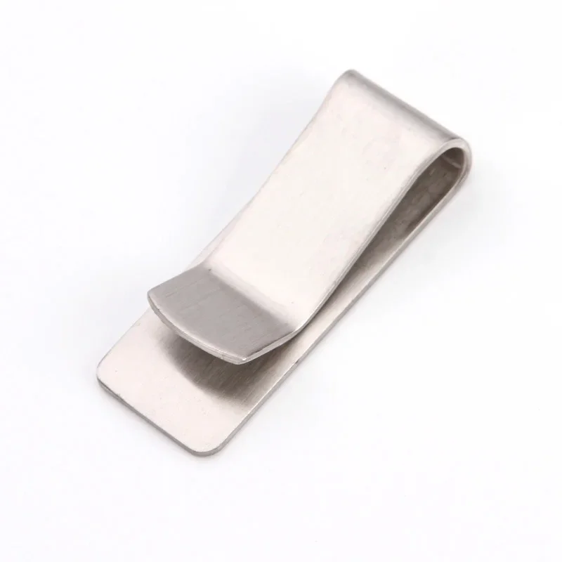 50x15mm Edelstahl-Geldklammer – Metall-Kartenhalter & Geldscheinklammer für Herren – Detail 2