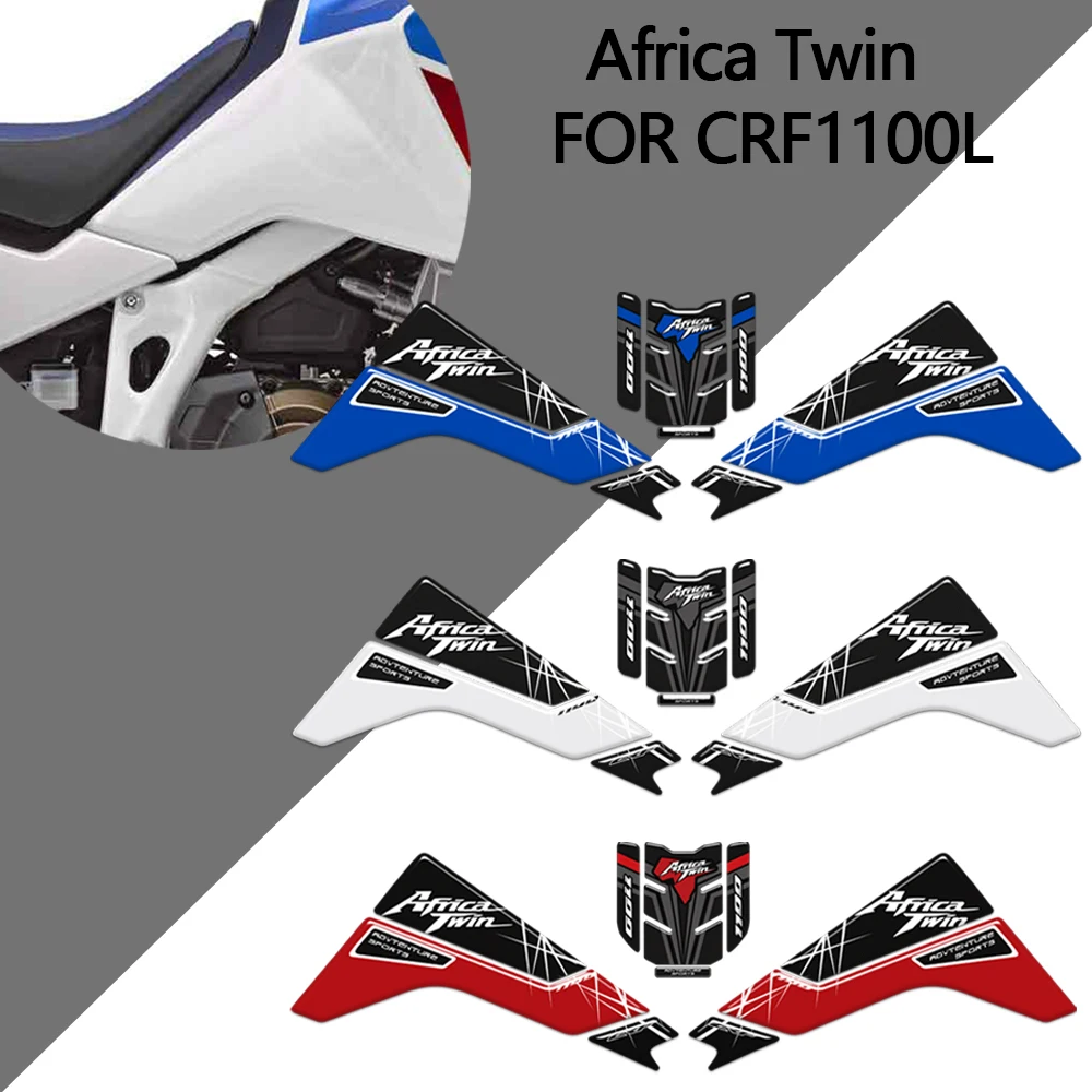 

For Honda AFRICA TWIN CRF1100 CRF 1100 L ADVENTURE SPORT Stickers Decal Kit Tank Pad AfricaTwin Protector 2019 2020 2021