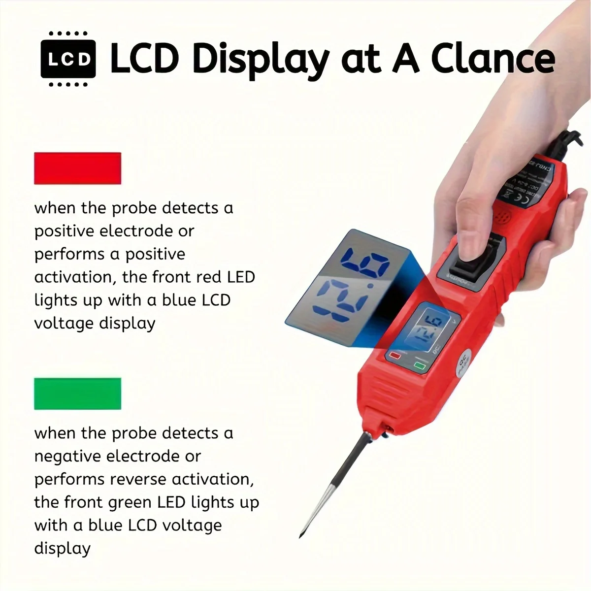 A Circuit Tester, Car Circuit Tester with Voltage Display LED Light, and a Car Power Circuit Probe Kit.