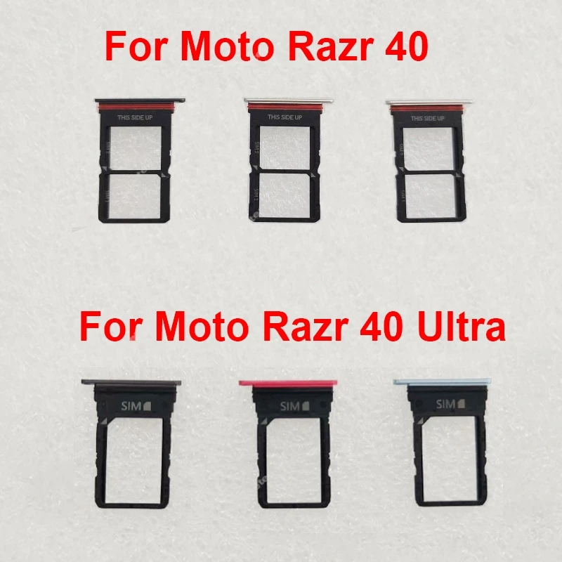 

Sim Card Tray Holder For Motorola Moto Razr 40 Razr 40 Ultra XT2323 XT2321 Memory Card Adapter Replacement Repair Parts