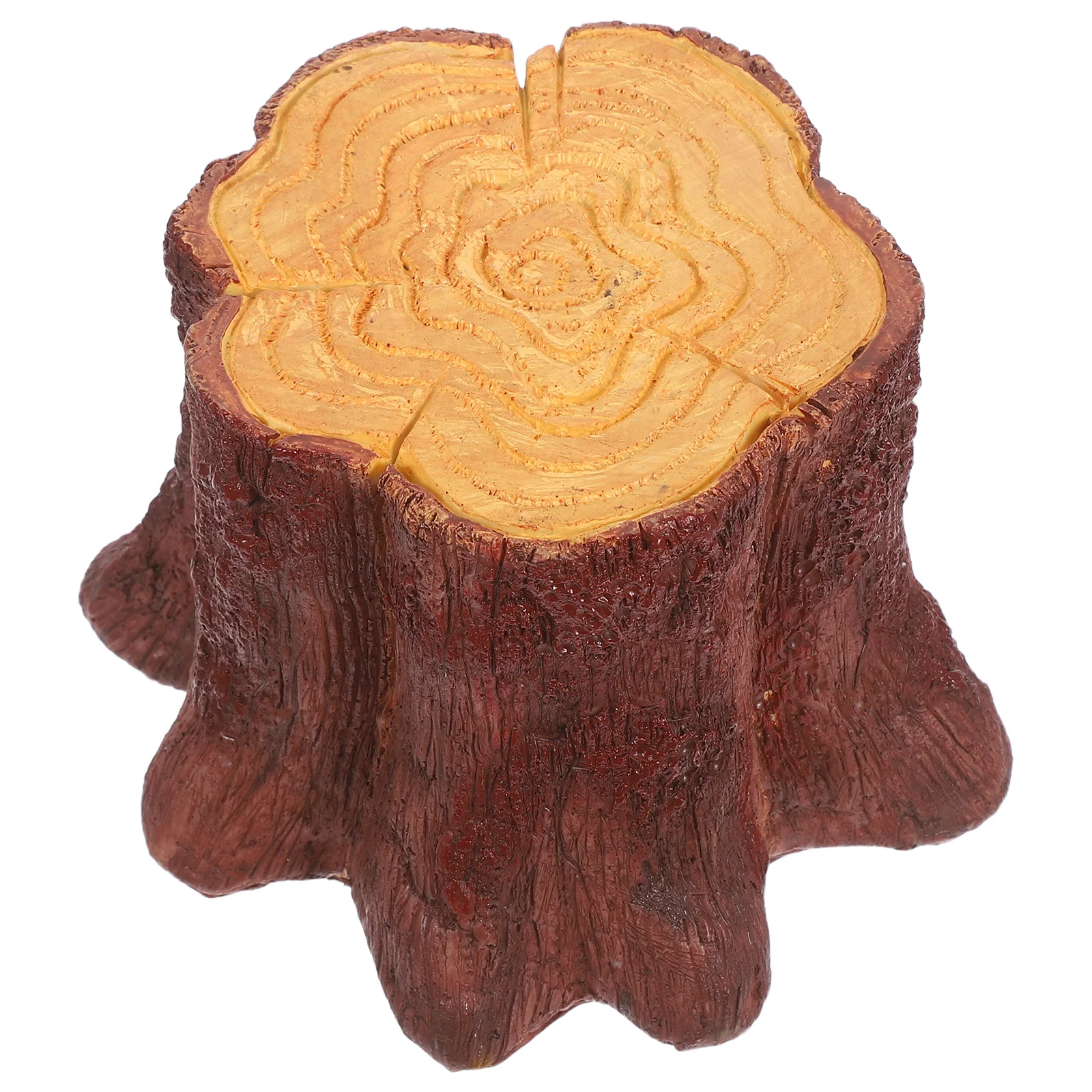 

LED Fire Flame Lamp Resin Tree Stump Night Light USB Tabletop Wood Log Ornament Christmas Halloween Holiday Decor 1.5W