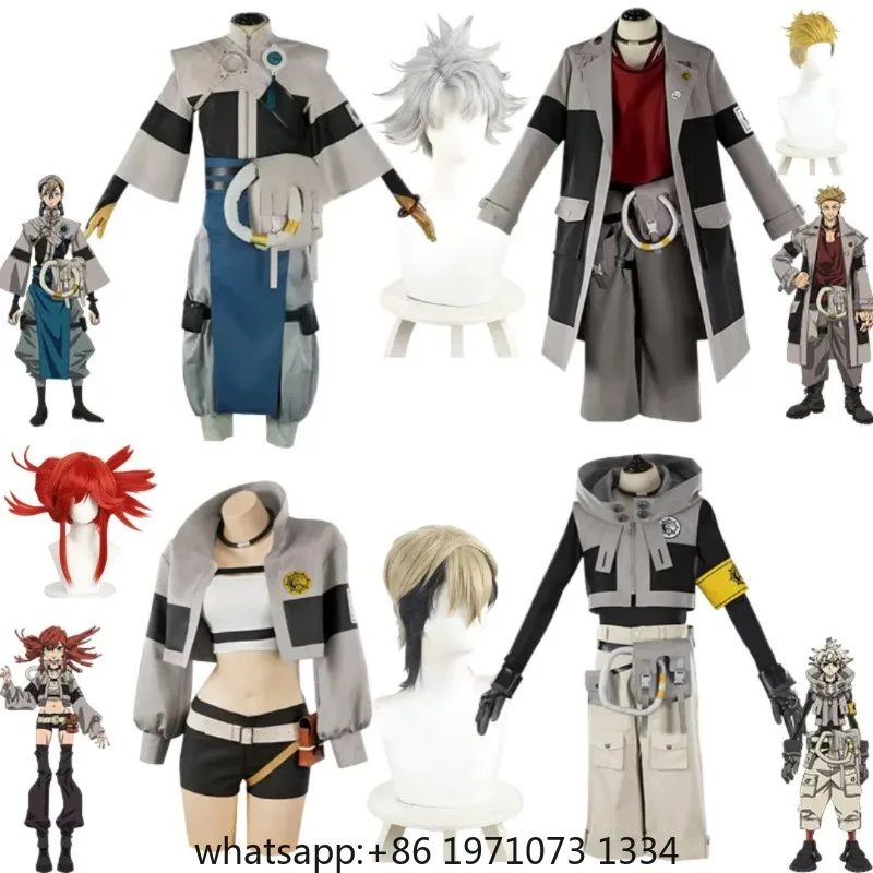 Enjin Engine Rudo Zanka Riyo GACHI AKUTA Cosplay Costume Wig