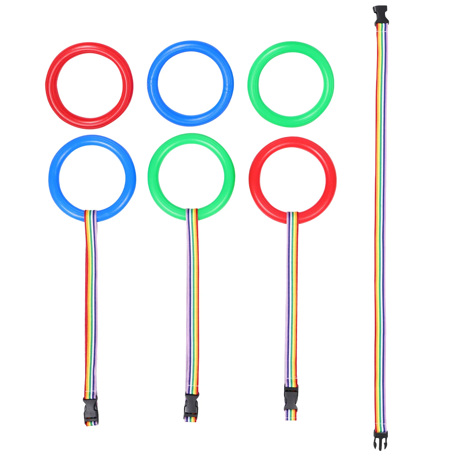 Cuerda de tracción para niños, cuerda para caminar preescolar con asas, arnés ajustable para niños pequeños, correa de seguridad para niños, mochila, 6 uds.