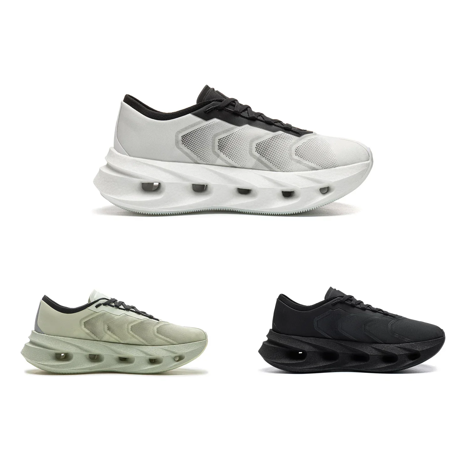 Li-Ning Men's ARC PRO Cushion Running Shoes BOOM Shock Absorption High Rebound LiNing Lightweight Protection Sneakers ARHW025