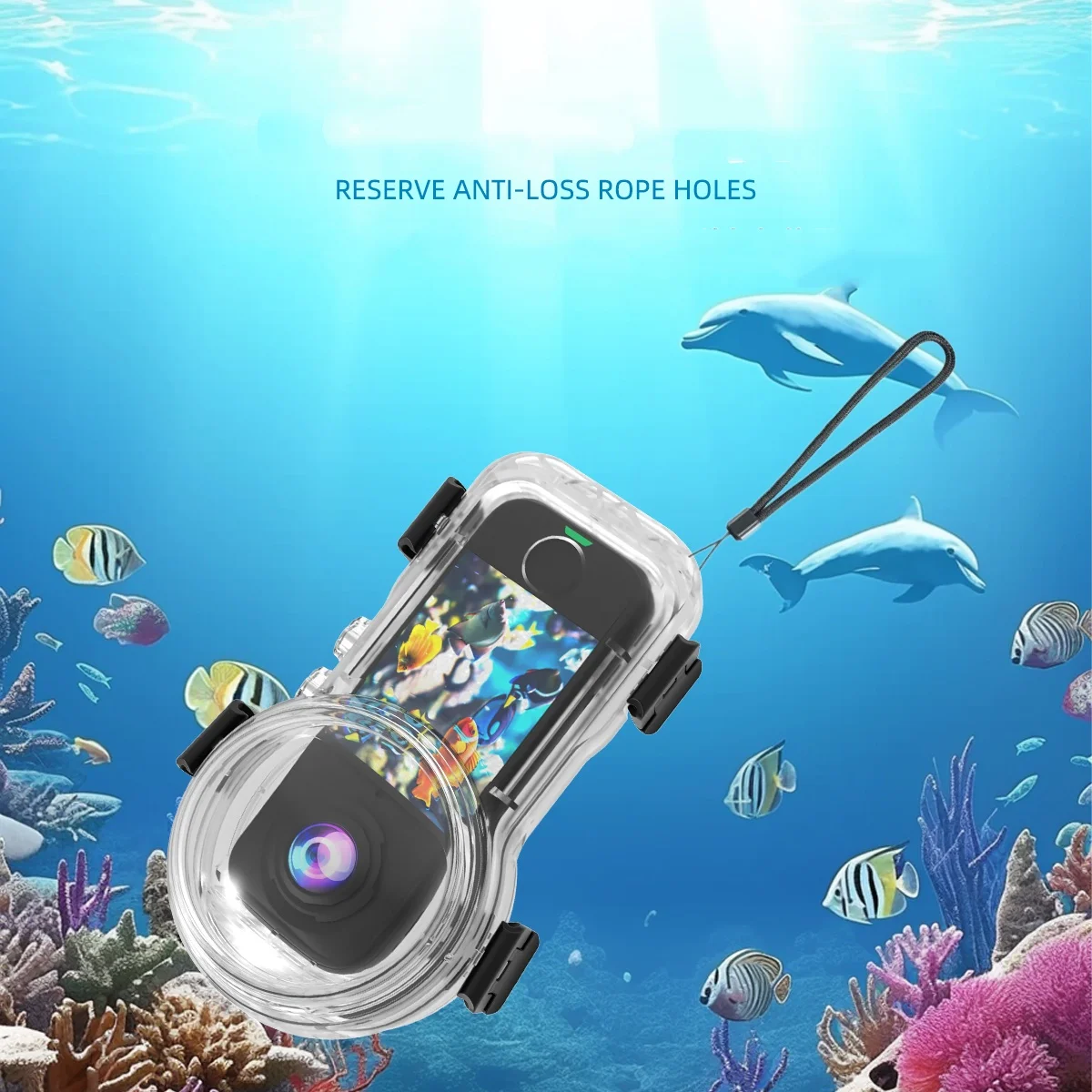 Invisible Dive Case For Insta360 X4 Air, Underwater 50M Waterproof Diving Housing Cover Protective Shell for Camera Accessories