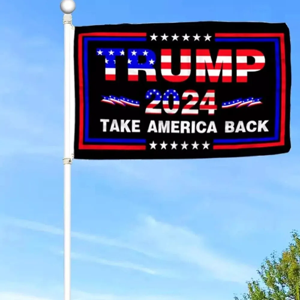 3X5 Feet Trump 2024 P Flag Take Save America Back Donald MAGA Republican