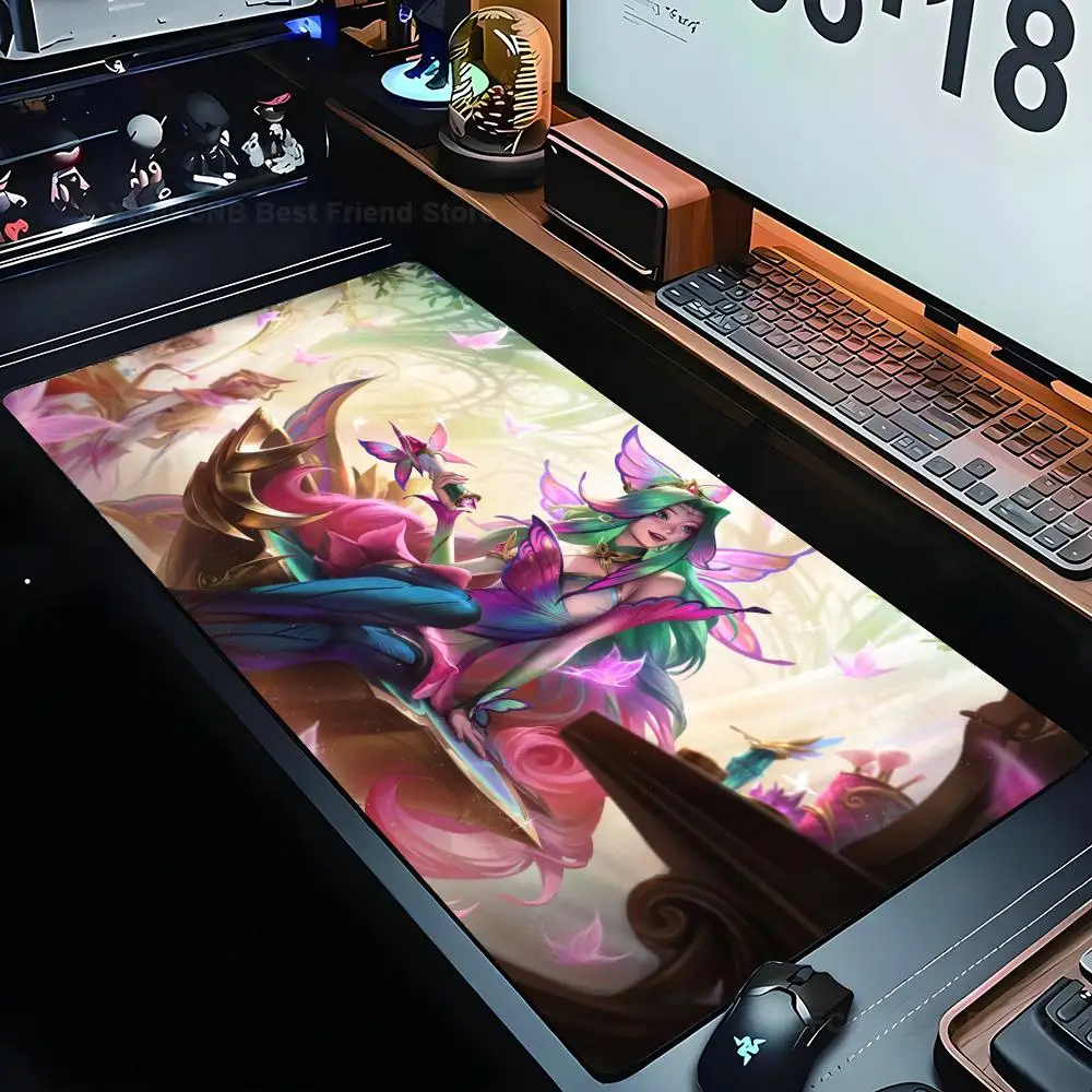 

Faerie Court League Of Legends Mousepad Table Playmat TCG CCG Mat Trading Card Game Mat Mouse Pad Gaming Play Mat Mousepad