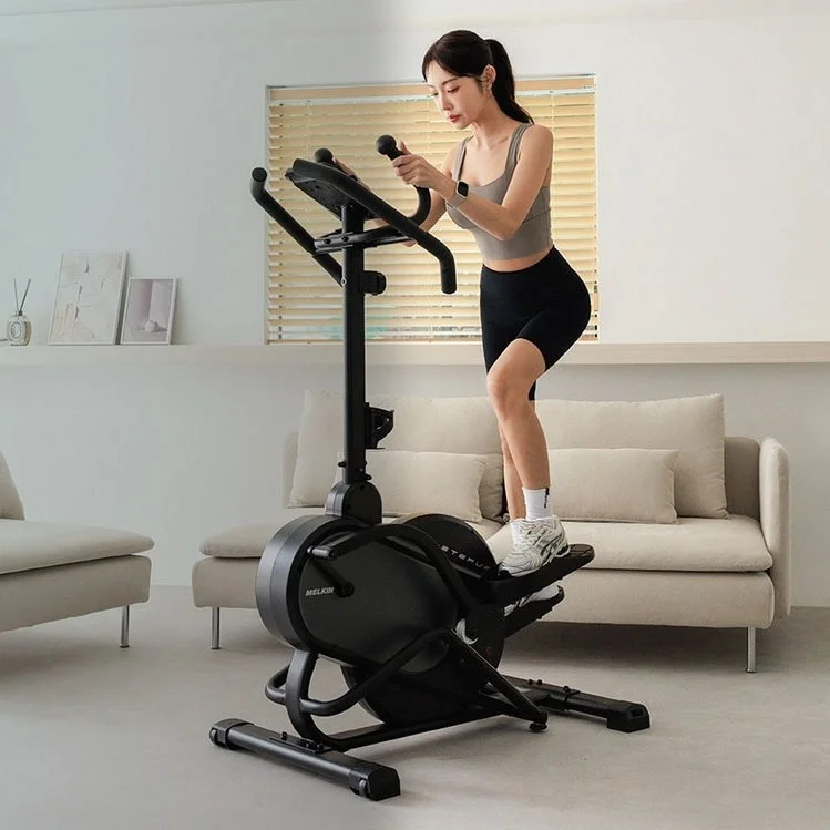 Elliptical Trainer Foldable Magnetic Resistance Digital Display Indoor Home Full-Body Exercise Walking Machine Fitness Equipment