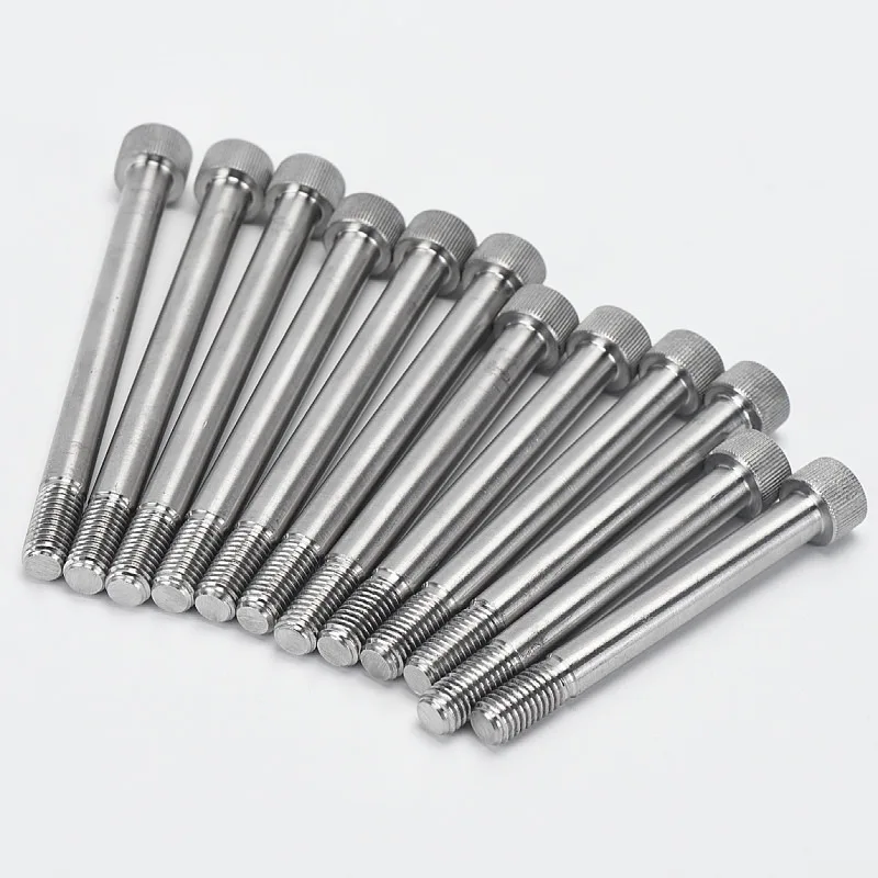 1pc 304 Stainless Steel Extra Long Half Thread Hex Socket Head Cap Screws M6 M8 M10 M12M16M18M20 Partial Thread Allen Head Bolts
