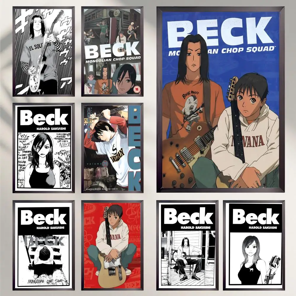 Anime B-BECK Poster HD, vielseitige, wasserfeste Wanddekoration, selbstklebend, perfekt für jeden Raum und ideales Geschenk