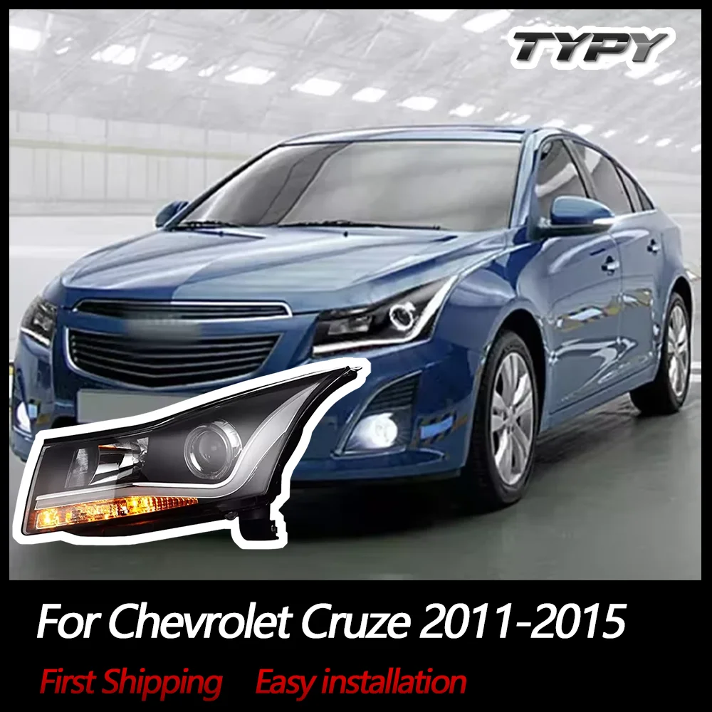 

Car LED Lights Headlight Assembly For Chevrolet Cruze 2011-2015 Projector Head Lamps DRL Daytime Running Light Turn Signal