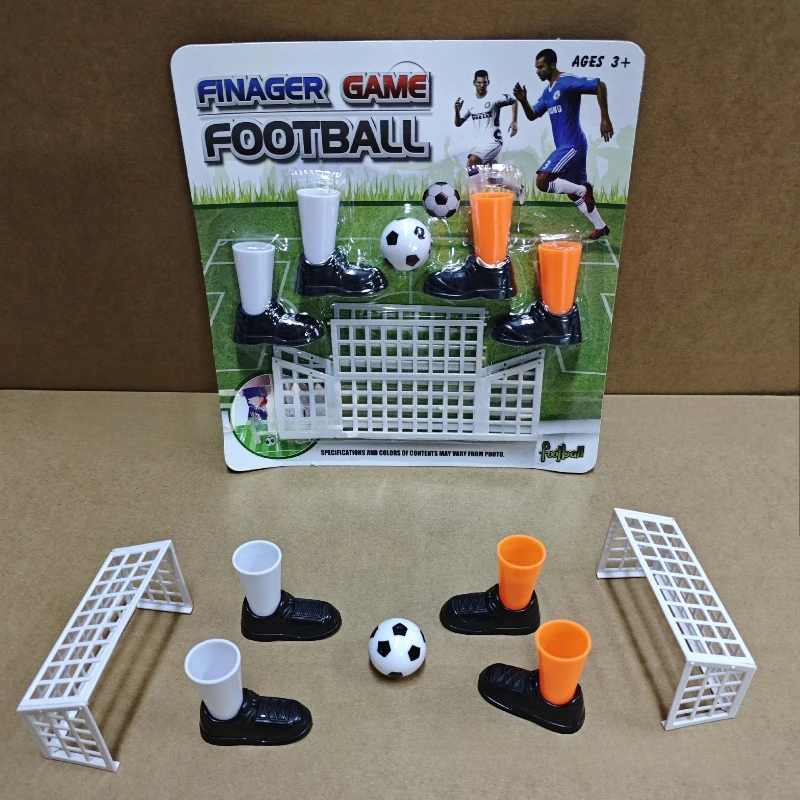 Ensemble de football à doigts exclusif pour fans, collection de clubs, design sur le thème des haut équipes et emballage élégant, cadeau créatif idéal pour les fans de football