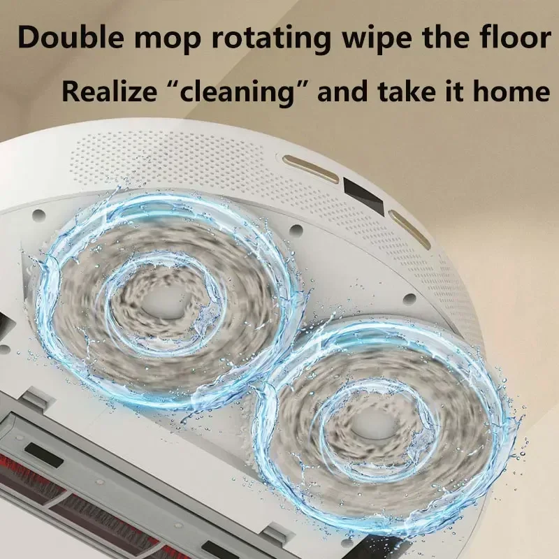 New Xiaomi Mi Household Self-cleaning Robot Mop 2 Intelligent Robot Cleaning Tool 5000pa Surging Fan Lds Navigation OTA Upgrade