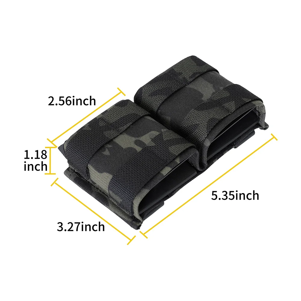 OPHIDIANTAC FAST Double bolsa táctica MOLLE para revistas airsoft