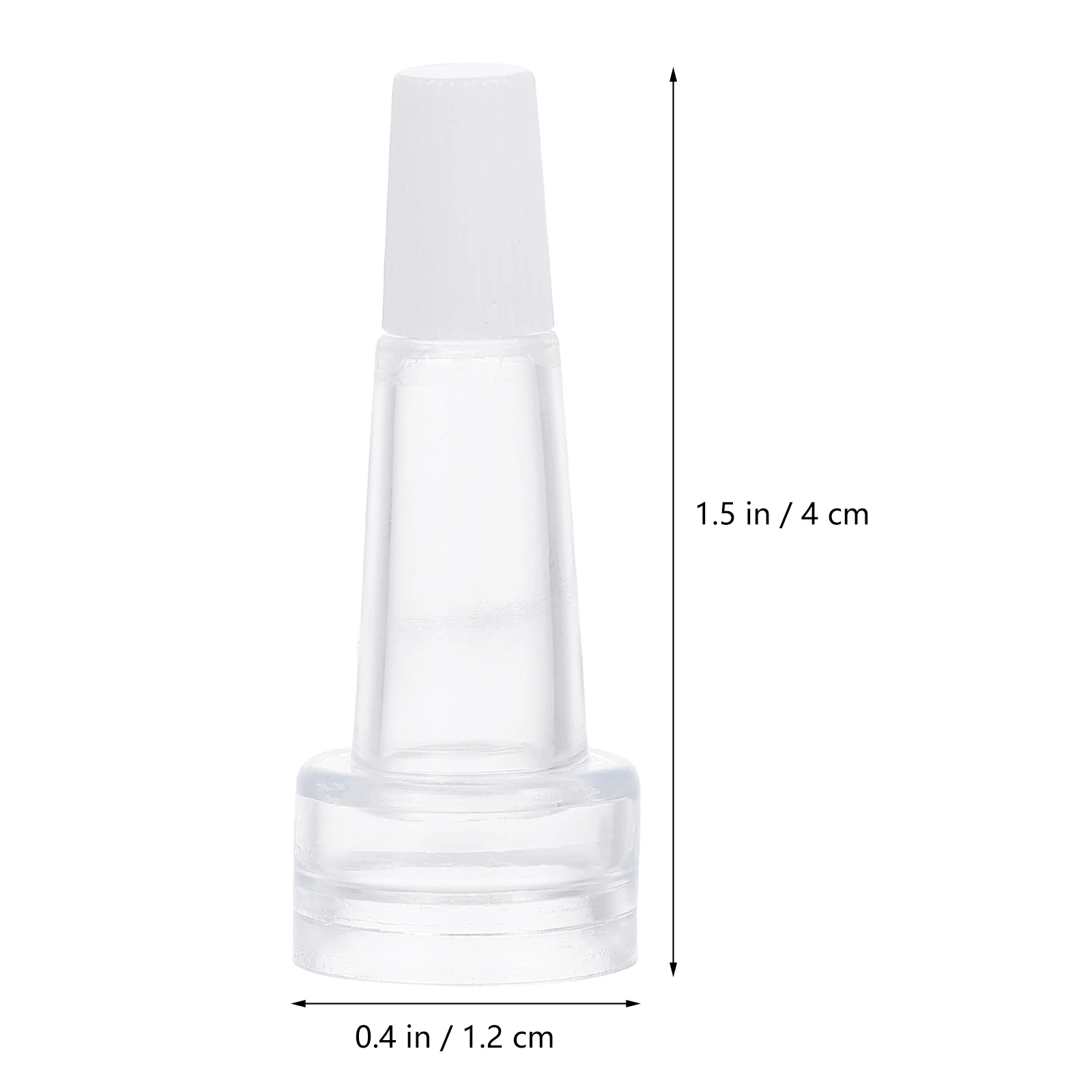 

100 Pcs Essence Bottle Vial Glass Cap Liquid Perfume Transparent Plastic Portable Travel Business Outdoor Camping Home