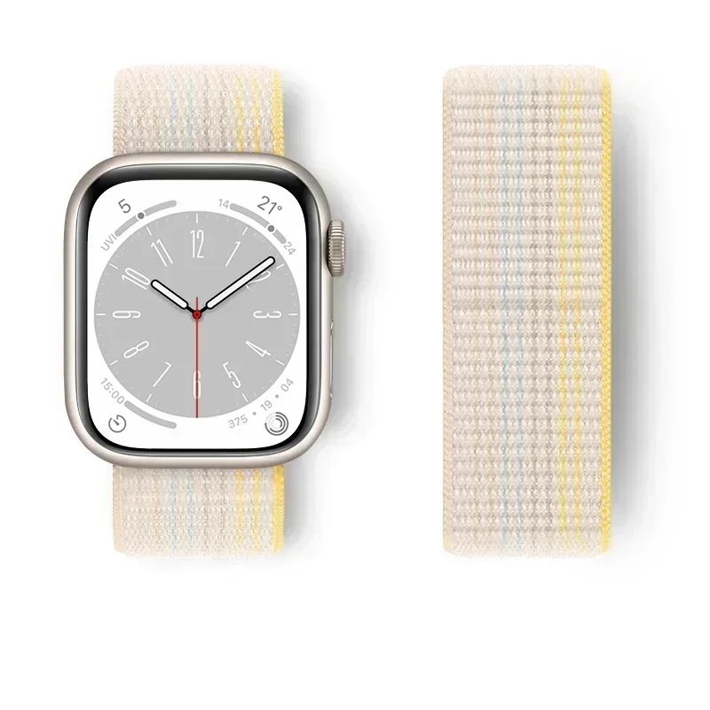 Nylon Strap for Apple Watch 10 42 46mm Ultra2 Serie 9 8 7 SE 6 5 3 49mm 45mm 44mm Bracelet for IWatch 42MM 41MM 40mm 38 Correa image 6