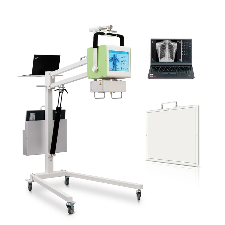 Portable Medical Pet Veterinary Animal Equipment 5kW/100mA Mobile Portable X-ray Scanner Price