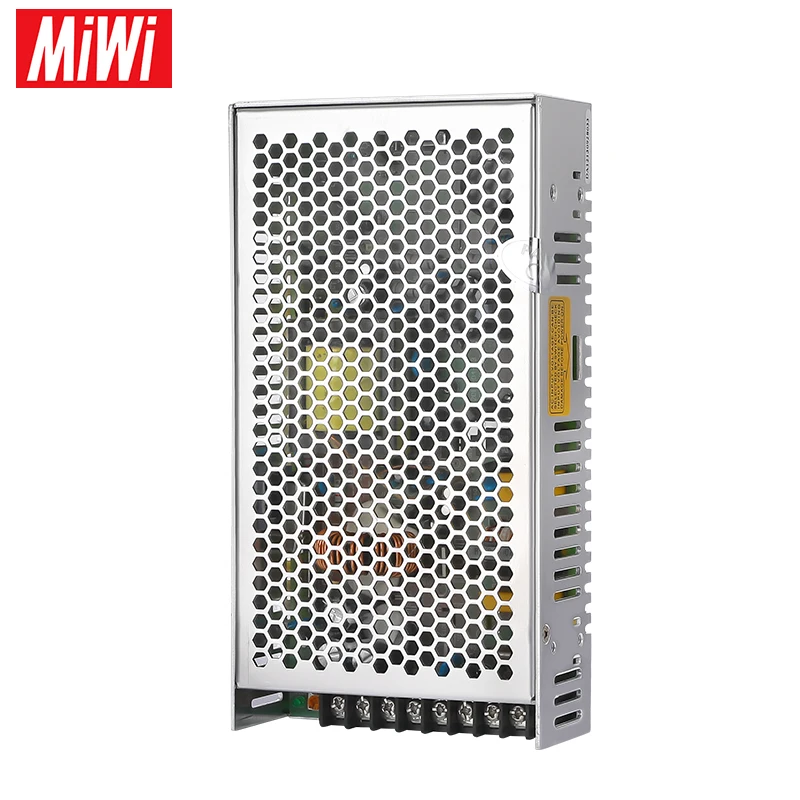 MiWi CE Approved 110V 115V 220V 230VAC TO 24V 200W LED Switching Power Supply NES-200-24