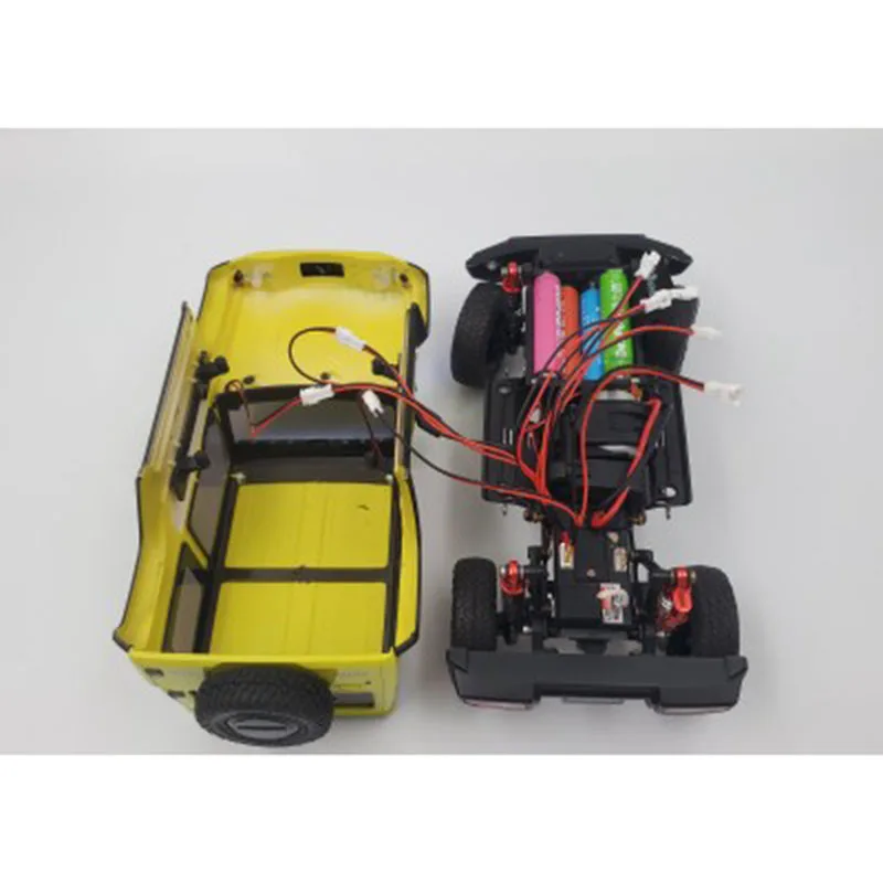 LED Refit Dedicated A-pillar Spotlight Lamp for 1/24 RC Crawler Car Kyosho Miniz 4x4 Jimny Car Accessories