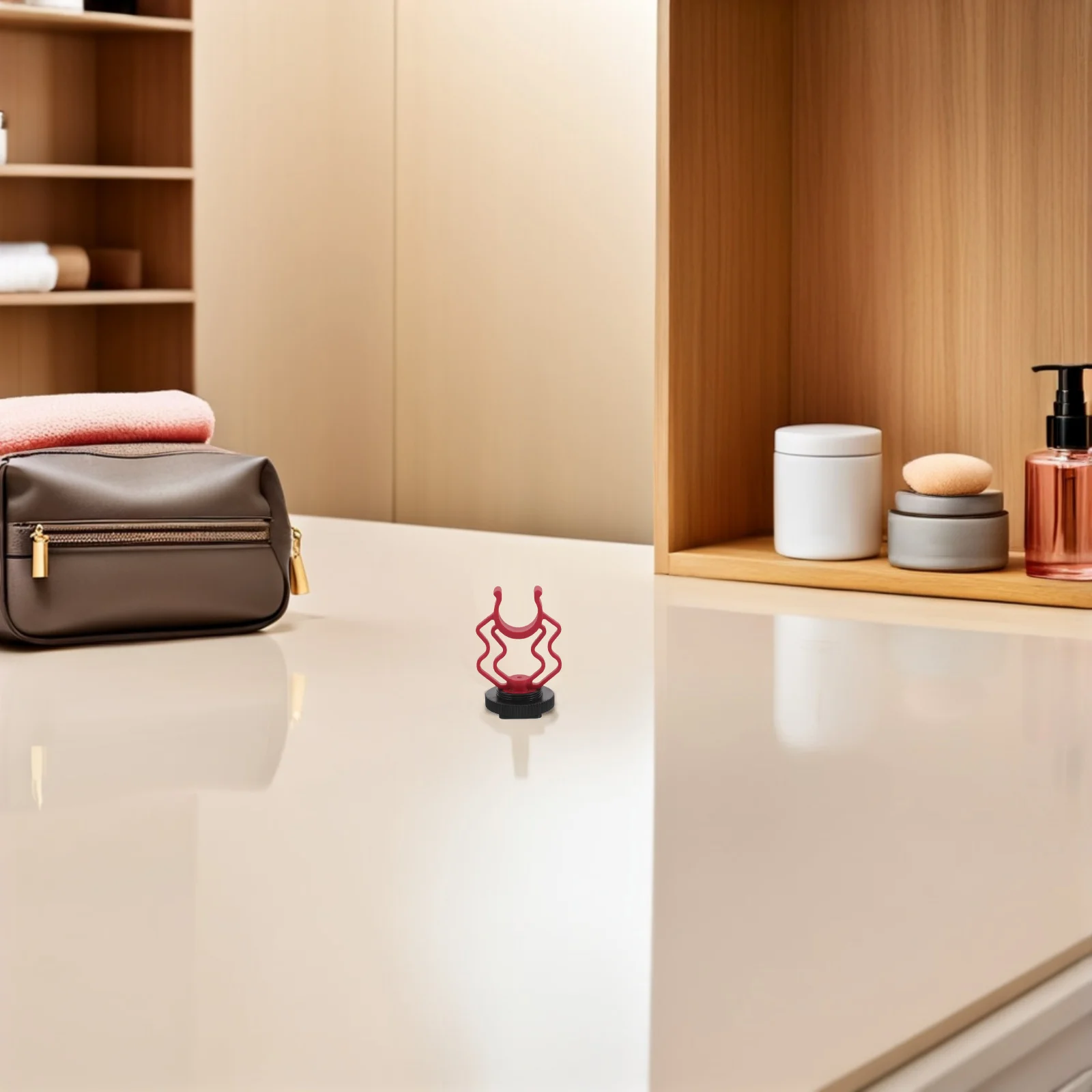 

Microphone Stand Desktop Directional Holder Clip Portable Mic Clamp 17-20mm for Interview - Compatible Mic Clips