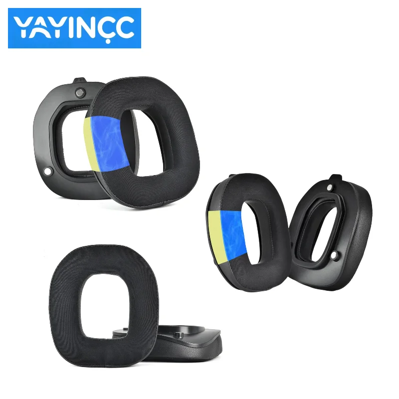 استبدال Coolig Gel / المخملية بطانة للأذن المغناطيسي المفاجئة السحابة ل Logitech Astro A50 Gen3 سماعات الألعاب إصلاح أجزاء 11.1