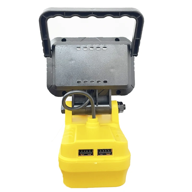 Dewalt 18V 배터리 용 Led 라이트 휴대용 스포트라이트 무선 야외 작업 낚시 휴대용 비상 도구 조명 배터리 없음