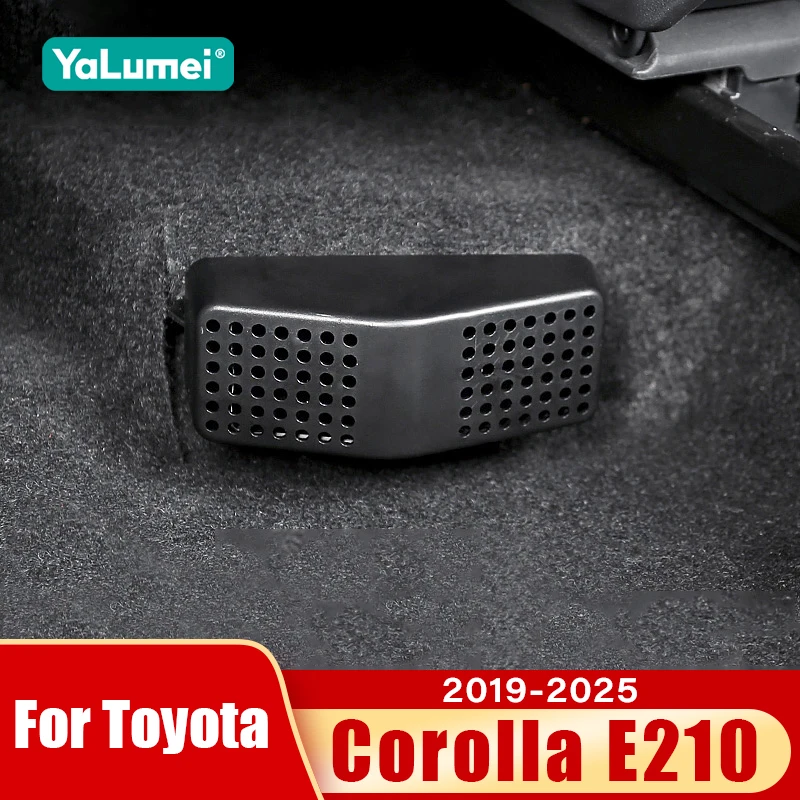 For Toyota Corolla E210 2019 2020 2021 2022 2023 2024 2025 Hybrid Car Rear Seat Under Air Vent Duct Outlet Cover Accessories