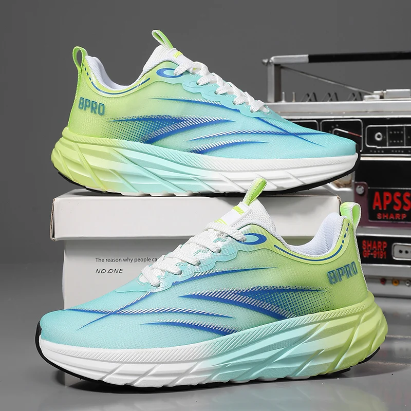 

Осенние хиты продаж, расширенная и удобная мужская спортивная обувь, марафонские кроссовки, модная уличная противоскользящая прогулочная обувь