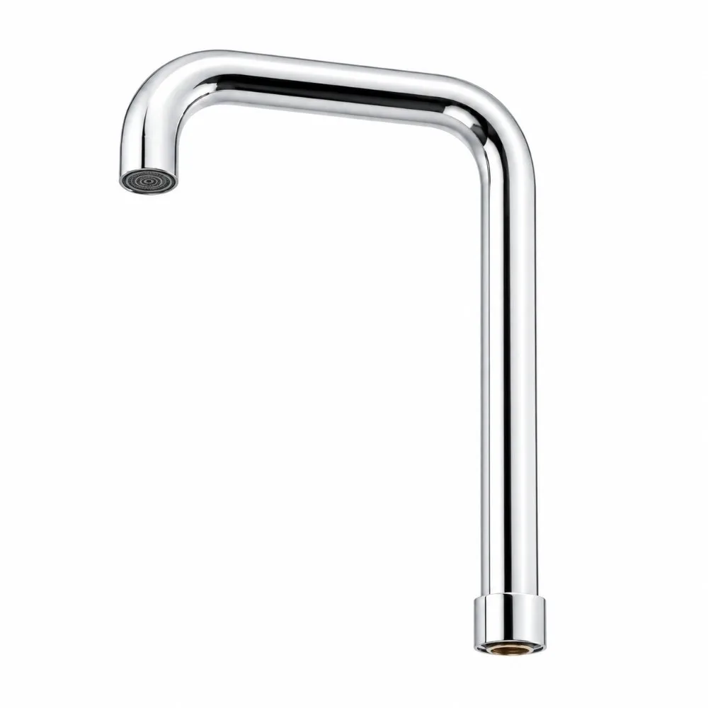 Durable Zinc Alloy Faucet Elbow Pipe 25mm Thread Faucet Replacement Parts Faucet Outlet Tube Kitchen Faucet Pipe Kitchen