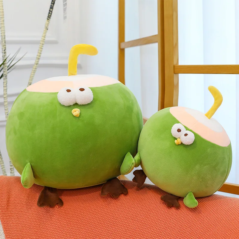 ぬいぐるみココナッツチキンおもちゃ、ぬいぐるみ枕、かわいい柔らかい人形、子供の誕生日、クリスマスプレゼント、大きな抱き心地の良いおもちゃ、完璧な贈り物