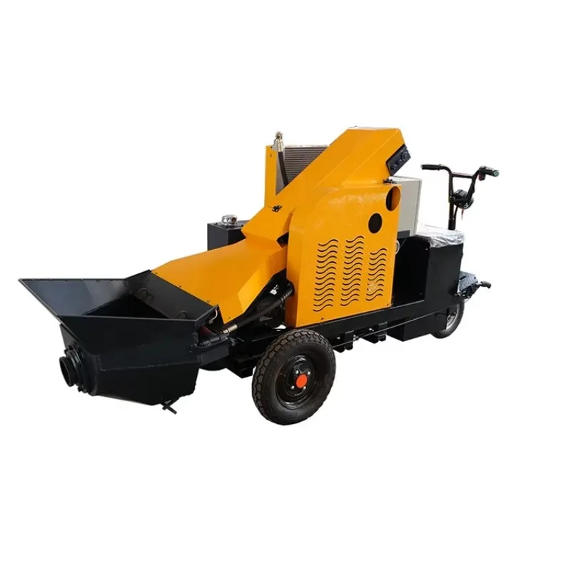 Customized Mini Electric Riding Concrete Pumps 20mm Or 30mm For Fine Stone