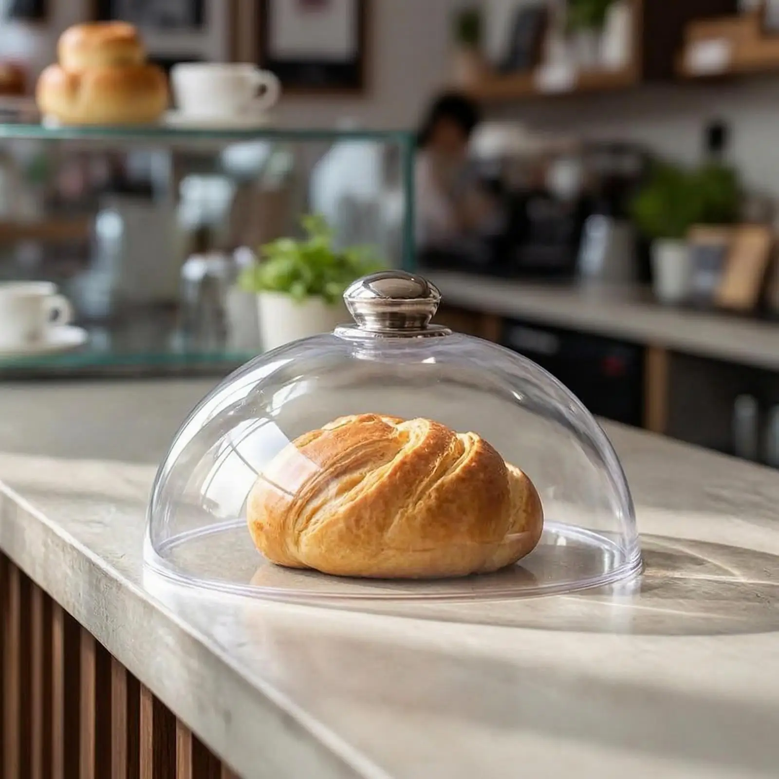 Cake Dome Clear Dome Cover with Knob for Dessert Makers, Caterers, Buffet, Bakery, Restaurant