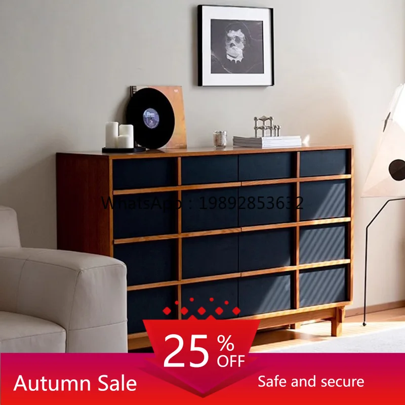 

LYY Vintage Style Solid Wood Chest of Drawers Wall-Mounted Storage Cabinet Living Room Entryway Cabinet Rock Slab Storage
