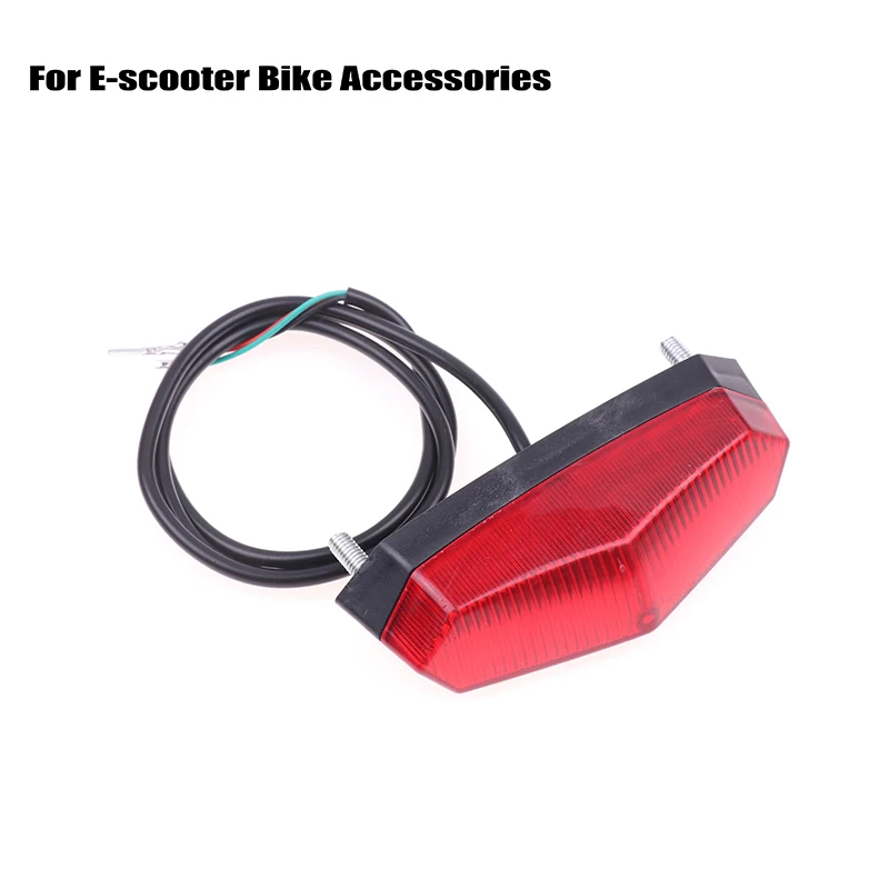 12 V-80 V ไฟฟ้า BikeTaillights LED คําเตือนความปลอดภัยด้านหลังโคมไฟสําหรับ E-scooter EBike คําเตือนไฟท้ายจักรยานอุปกรณ์เสริม