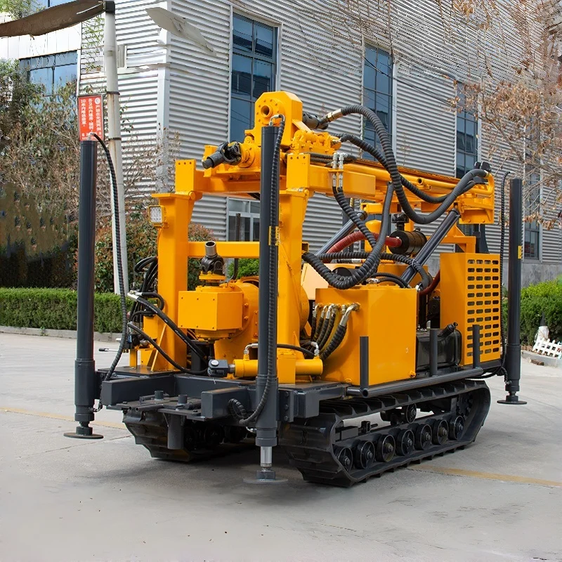 Multifunction Water Well Drilling Rig Top Drive Water Well Drilling Rig Air Drill Rig 525 Gearbox Energy Saving High Efficiency