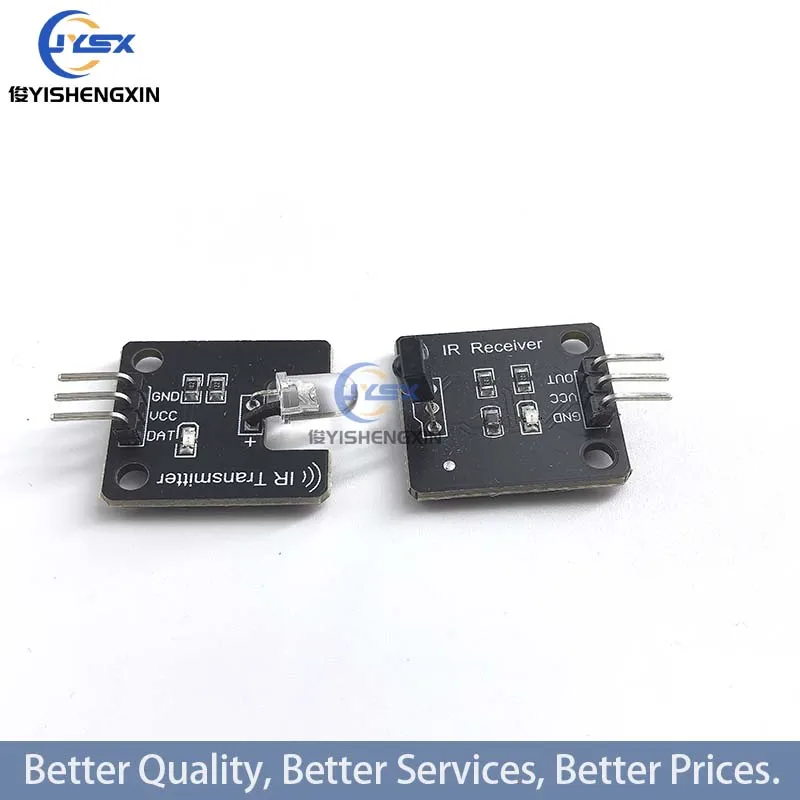 Modulo trasmettitore a infrarossi IR da 10 pezzi modulo sensore ricevitore a infrarossi digitale Ir 38khz per blocco da costruzione elettronico Arduino