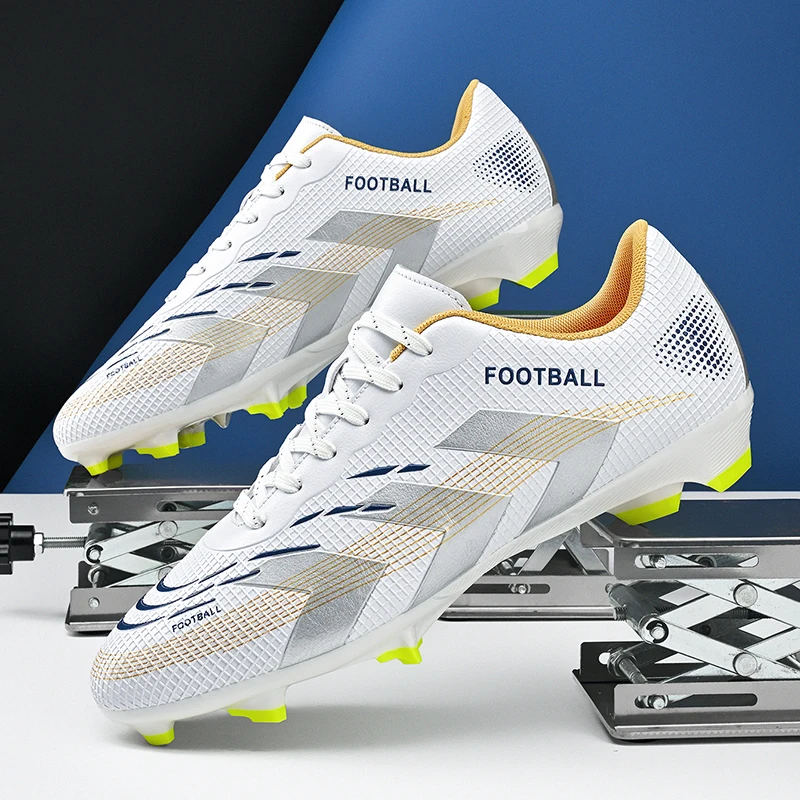 

Unisex Adolescent Long Stud Soccer Boots, Comfy Fit And Durable, Ideal For Daily Football Practice And Field Athletic Activities