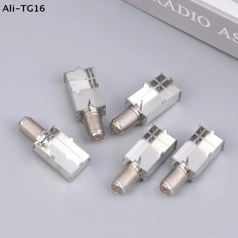 【TG】5/10Pcs M Shielding Box Coaxial Cable Connector IF 2414F With Integrated Imperial Thread Connector High-Speed Data Transfer