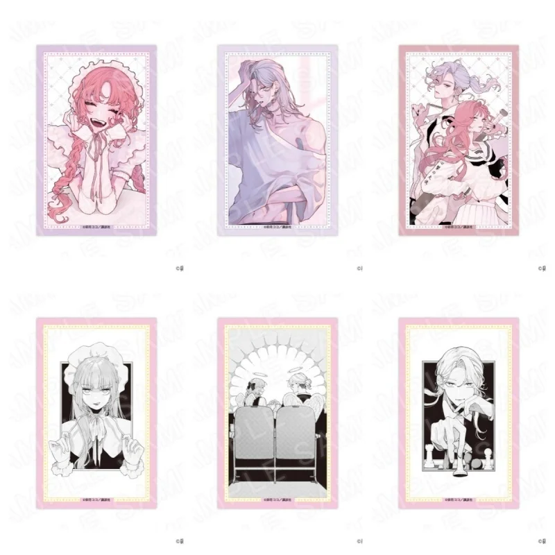 Fall in Love, You False Angels Main Characters Acrylic Standing Sign Board Protagonists Official Fans Charm Gift