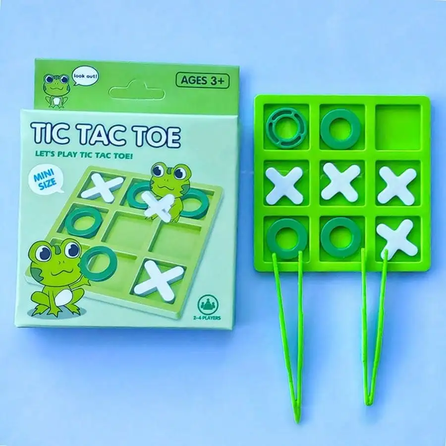 Juego de mesa de batalla de Tic-Tac-Toe para niños, juego de mesa de tres en una fila, conexión Xo, ajedrez, juguete de descompresión de escritorio