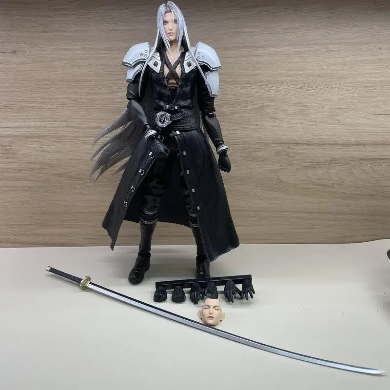 Sephiroth Square Enix Play Arts Kai FF7 Remake Figure, No Retail Box