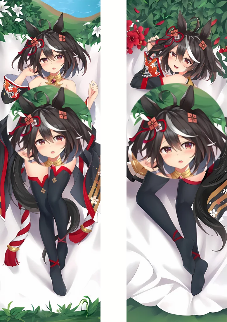 

Anime Cartoons Tokai Teio Haru Urara Cosplay Dakimakura Pillow Case Anime Hugging Body Prop