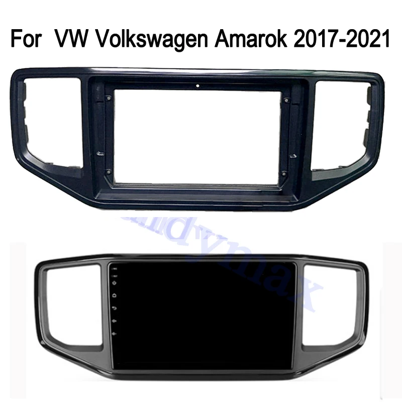 9 inch Car Radio Fascias Frame For VW Volkswagen Amarok 2017-2021 Stereo GPS DVD Panel CD Player Frame Bezel