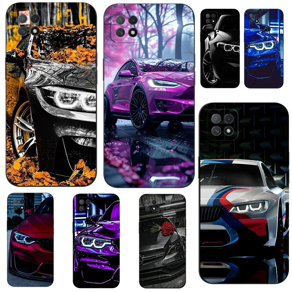 For OPPO A73 5G Case 6.5inch Phone Back Cover For OPPOA73 5G CPH2161 Bumper A 73 Fundas black tpu case Luxury cars cool