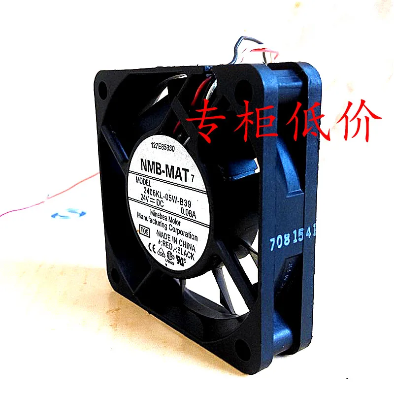 

For NMB 2406KL-05W-B39 24VDC 60*60*15MM 0.08A original axial flow fan